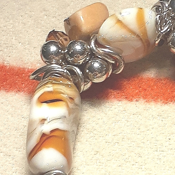 4 for $25- Handmade Glass Jewelry Harlequin Set. - Picture 9 of 11